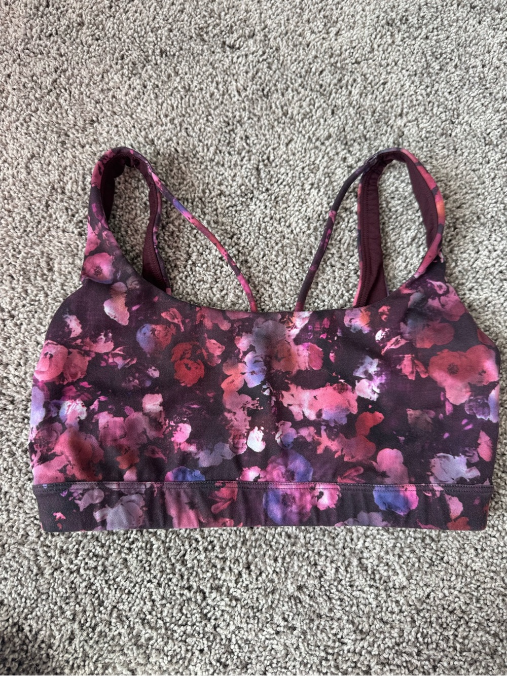 Athleta Floral Sports Bra